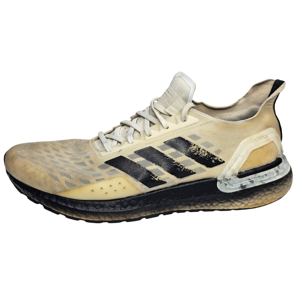 Adidas Ultraboost PB Mens Size 10 White‎ Core Black Running Shoes EG0915 - Picture 4 of 11